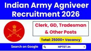Indian Army Agniveer Recruitment 2026