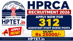HPRCA Assistant Staff Nurse Recruitment 2026 Apply Now for 312 Posts HPRCA Assistant Staff Nurse Recruitment 2026